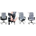 thumbnail image 2 of Housse de Chaise de Bureau - Housses de Chaise Extensibles Protectrices (B), 2 of 3