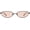 Black / Light Brown, variant on Retro Oval  Eye Sunglasses for Women Men, Small Slim  UV400 Sunnies AP3730