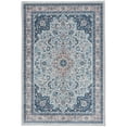 thumbnail image 2 of Contemporary Home Living 2.25' x 3.25' Floral Botanical Rectangular Area Throw Rug - Blue and Cream, 2 of 8