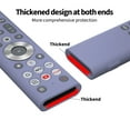 thumbnail image 4 of Silicone Remote Case Protective Cover Sleeve for Hisense ERF6A80 ERF6G80H ERF6F80H for Hisense Class A7 U8 Series 4K for Google TV Remote Anti-Slip Soft Skin Protector with Lanyard, 4 of 8