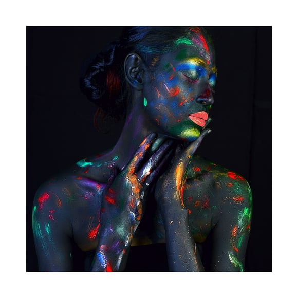 Canvas Wall Art - James Mahfuz 'Jui' Wall Art for Living Room, Bedroom, or Office D?cor by Trademark Fine Art - 14 x 14 Inches