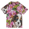 thumbnail image 2 of YAZAOO Summer T-shirt Sunscreen Puppy in Bloom Pattern Swim Tops, 2 of 6