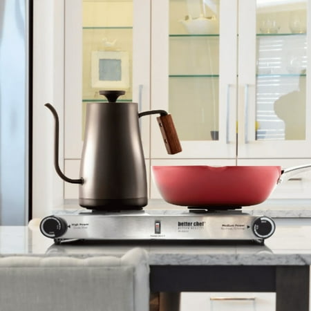 Better Chef - Dual Electric Burner - Stainless steel