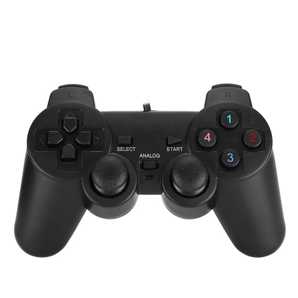 Gamepadfor Switch, 208-2 USB Vibración Doble Gamepad Juego Joystick Robusto y Resistente