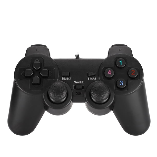 Gamepadfor Switch, 208-2 USB Vibración Doble Gamepad Juego Joystick Robusto y Resistente