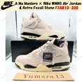 thumbnail image 1 of A Ma Maniere × Nike WMNS Air Jordan 4 Retro Fossil Stone FZ4810-200 Women's Size, 1 of 6