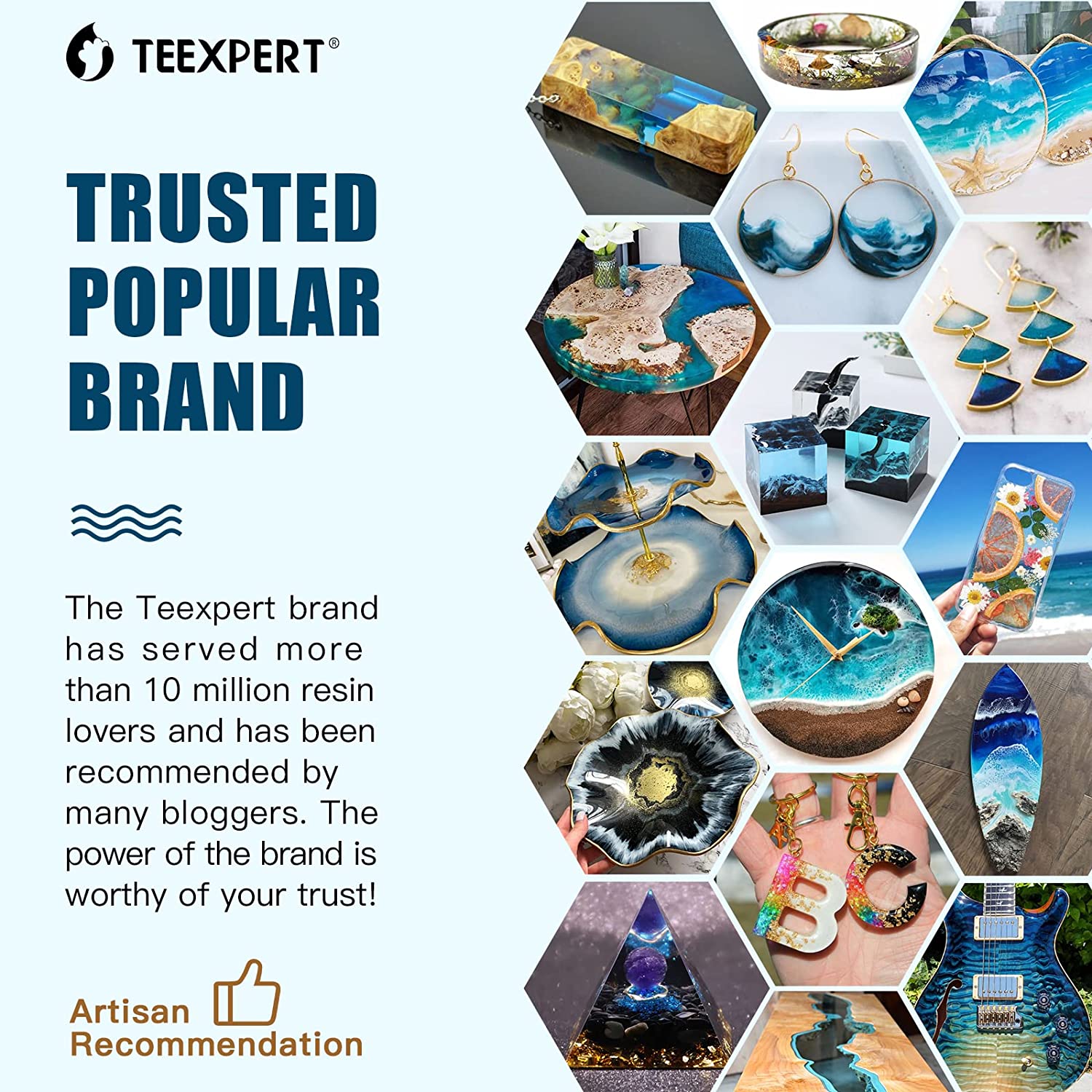 TEEXPERT Epoxy Resin Kit for Beginners (16 fl oz) photo 6
