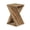 Natural, variant on Albany Living Twisted End Table in Black