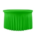 thumbnail image 3 of Spandex Round Table Cloths For 60 Inch Table, Wrinkle Free Stretchy Round Tablecloths, Washable Table Covers For Wedding Birthday Parties Banquet, 3 of 7