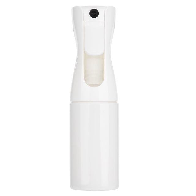 Pulverizador de agua recargable para peluquería, botella pulverizadora para barbería, herramienta para el cabello, color blanco, L