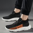 thumbnail image 2 of Men's Large Size Casual Shoes Slip-On Knitted Running Sneakers,, 2 of 9