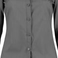thumbnail image 3 of Kustom Kit Womens Poplin Tailored Long-Sleeved Shirt, 3 of 4