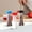 Blue, variant on Clear Salt and Pepper Shakers Leak-Proof Spice Jars with Colorful Lids,Portable Spice Containers for Home Kitchen Restaurant, Camping, Travel, Picnic (Black Red Blue)