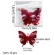 thumbnail image 3 of Set de pegatinas de mariposas de San Valentín 6 – Nudo flash de oro 3D, plástico rojo, diseño de doble capa • Calcomanías decorativas metálicas para pared, ventana, envoltorio de regalo, decoración, 3 of 6
