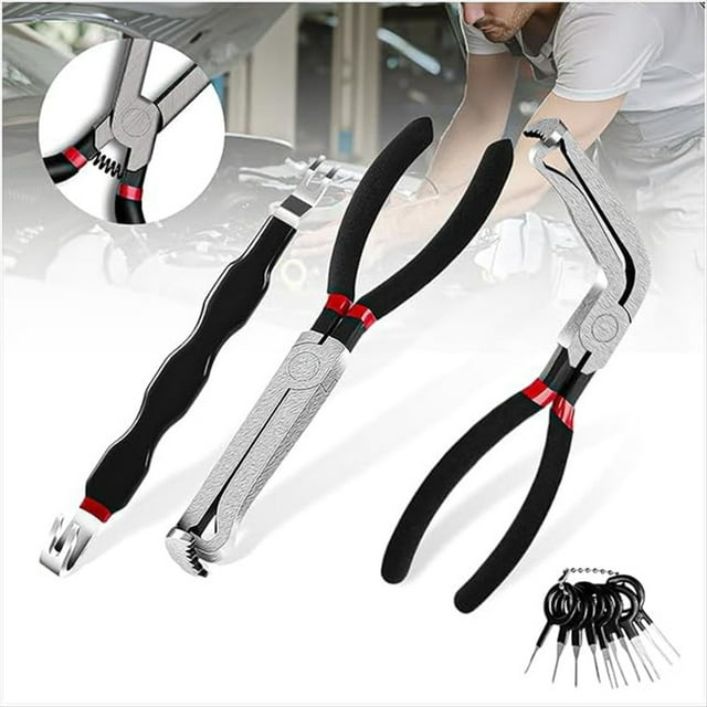 3Pcs Electrical Disconnect Pliers 37960, 37980 Electrical Connector Pliers for Cars with 8 Pcs Terminal Removal Tools