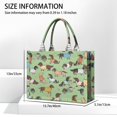 thumbnail image 3 of Large Capacity Tote Bag,Cute Cartoon Dachshund Handbag Fashion Luxury Tote Bag,15.7"x13"x 5.1" Inches,Laptop Compatible, 3 of 6