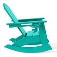 thumbnail image 6 of WestinTrends Malibu 3-Piece Kids Rocking Chair With Cup Holder and Square Side Table Set, Turquoise, 6 of 12