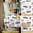 thumbnail image 5 of Cow and Heart White Pattern Round Tablecloth 70"x70", Wrinkle Resistant Wipeable Table Cover for Kitchen Dining Room Picnic Patio and Party, 5 of 6