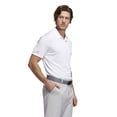 thumbnail image 5 of adidas Golf Men's Performance Polo, White, Large, 5 of 8