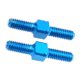 thumbnail image 3 of 2 piezas Piezas de repuesto de reemplazo del eje del eje del eje de 3x18 mm para 54247 W202 RC Car Hobby, 3 of 7