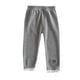 thumbnail image 2 of Cowsor Baby Girl Pants Toddler Girl Solid Ribbed Pants with Trim Newborn Cotton Leggings Infant Jogger Pants, 2 of 6