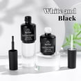 thumbnail image 2 of Beetles Gel Nail Polish Kit- 2 Pcs 15ml Black And White Gel Polish Black Winter Gel Nail Polish Black Nail Polish Soak Off Led Gel Polish Nail Art Manicure Salon Diy at Home, 2 of 7