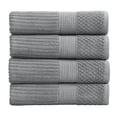thumbnail image 1 of Juego de toallas de baño Springtree Home Krista 100% algodón x4 Ultimate Grey, 1 of 9