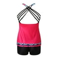 thumbnail image 4 of Betiyuaoe Women's Tankini Swimsuits Large Bikini Set Digital Print Suspender Beach Split Bathing Suits, 4 of 7