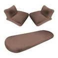 thumbnail image 2 of HOARBOEG 5 Sets Car Front Seat Cushion Soft Warm Faux Rabbit Winter Auto Seat Cover Plush Vehicle Seat Protector Pad With Non-Slip Backing Car Accessories, 2 of 5