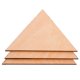 thumbnail image 2 of 6pcs Diy Triangle Slices Pendant Wooden Pieces Unfinished Cutouts Ornament, 2 of 2