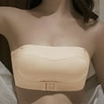 thumbnail image 2 of PEASKJP Soutien-Gorge Solide pour Femmes Bretelles Spaghetti Réglables Soutien-Gorge de Sport, Beige 32, 2 of 5