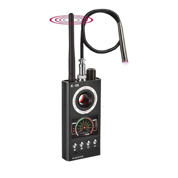 Portable Mini LED Hide Camera Detector IR Scanner Cam Finder, Photo
