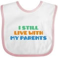 thumbnail image 3 of Inktastic I Still Live with My Parents Boys or Girls Baby Bib, 3 of 4