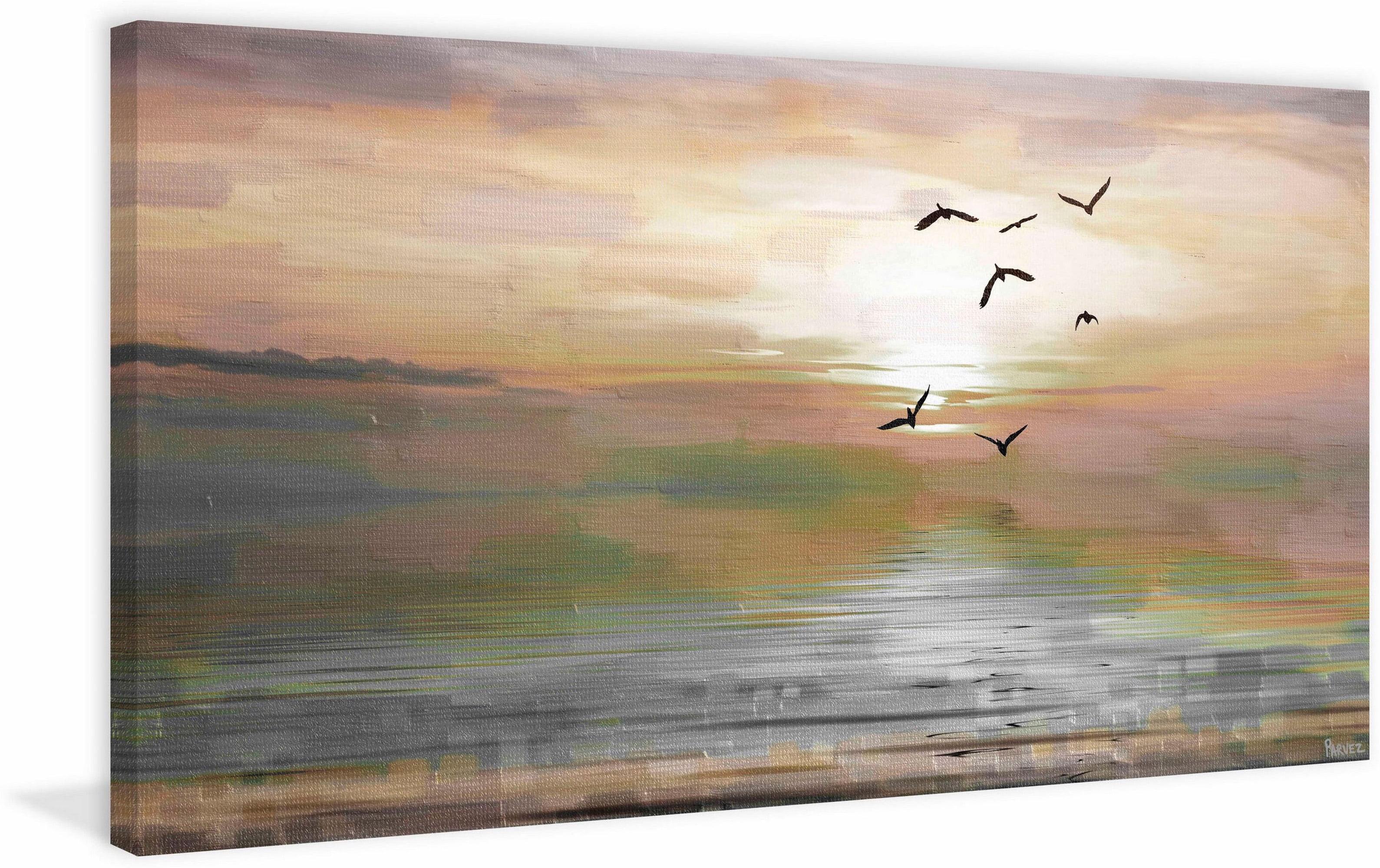 Parvez Taj Printed Birds Canvas Art Print, 22.5" x 45"