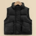 thumbnail image 2 of Kids Girls Puffy Vest Sleeveless Lightweight Girls' Outerwear Vests Boys' Outerwear Vests Toddler Girl Vest 8-9 Years, 2 of 8