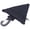 Black, variant on Xirurus Portable Triangular Fanny Pack Heavy Duty Oxford Cloth Tactical Coin Purse for Outdoor Sports Travel Hiking Camping Accessories Pack (Khaki, 6.7x5.1x0.8 inches / 17.0x13.0x2.0 cm)