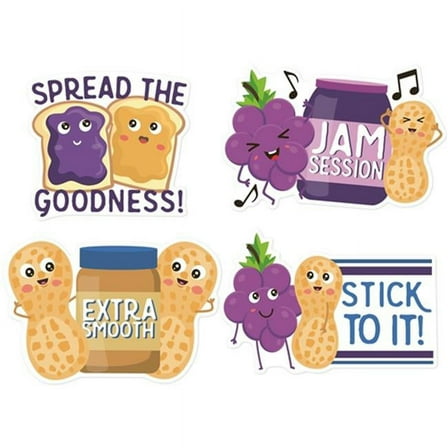 Eureka EU-628007 Peanut Butter & Jelly Scented Stickers