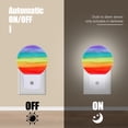 thumbnail image 4 of Night Light Plug into Wall,Dusk to Dawn Sensor Auto-On/Off for Bathroom, Hallway,Kids Room-Painting Of Rainbow Colored, 4 of 4