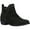 Black, variant on Easy Street Elvie Stud Detail Ankle Boots (Women)