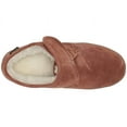 thumbnail image 2 of Old Friend Footwear Old Friend Adjustable Bootee Ex Wide Slipper Brown | 421217 215, 2 of 4