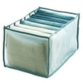 thumbnail image 3 of Cheers.US Washable Wardrobe Clothes Organizers, Foldable Visible Storage Box with Multiple Layers, Portable Storage Containers for Jeans, Trousers, Shirts, 3 of 5