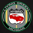 thumbnail image 3 of CafePress - Living Green Hybrid Michigan Dark T Shirt - Men's Classic Graphic Cotton T-Shirt, 3 of 4