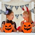 thumbnail image 5 of AuroraX Candy Buckets Decorations Halloween Portable Pumpkin Owls Trick Or Treat Bags with Handle, Gifts for Teen Friend, Party Halloween Home, 5 of 6
