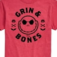 thumbnail image 3 of The Nightmare Before Christmas - Grin And Bones - Men's Short Sleeve Graphic T-Shirt, 3 of 5
