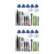 thumbnail image 3 of Matsuzay 21 Pieces/set Opening Repair Tool Smartphone Circuit Screwdriver Multifunctional Portable Disassemble Suction Board Cup Kit 115 mm 2Conjunto, 3 of 6