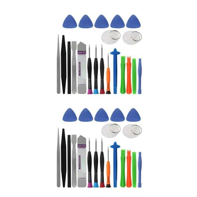 Wisewang 21 Pcs/ensemble Outil de Réparation Ouverture Écran LCD Téléphone Intelligent Tournevis Multifonctionnel Kit de Fixation 115mm 2Ensemble