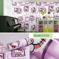 thumbnail image 1 of Papel pintado de tela de poliéster de hello kitty adhesivo removible 2023 para niños, 1 of 4