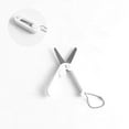 thumbnail image 3 of 1 Pcs Mini Scissors with Key Chain, Mini Telescopic Small Foldable Scissors, Sewing Folding Scissors, Mini Portable Scissors for Cutting Scrapbooking 1.85", 3 of 9