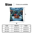 thumbnail image 5 of Christmas sled Decorative Velvet Throw Pillow Covers for Chair - Set of 2, Unique Patterns, 16x16, 18x18, 20x20 Inches for Home Decor and Gifts, 5 of 6