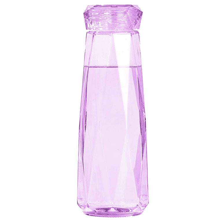 Cheer.US 420ML Glass Water Bottles, Glass Juicing Bottles Jars